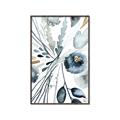 Picture of Dainty Bloom Gray I  _GroupedProduct_Rectangle_Portrait_Canvas_Framed_