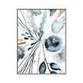 Picture of Dainty Bloom Gray I  _GroupedProduct_Rectangle_Portrait_Canvas_Framed_