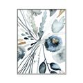 Picture of Dainty Bloom Gray I  _GroupedProduct_Rectangle_Portrait_Canvas_Framed_