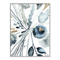 Picture of Dainty Bloom Gray I  _GroupedProduct_Rectangle_Portrait_Canvas_Framed_