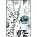 Picture of Dainty Bloom Gray I  _GroupedProduct_Rectangle_Portrait_Canvas_Framed_