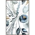 Picture of Dainty Bloom Gray I  _GroupedProduct_Rectangle_Portrait_Canvas_Framed_