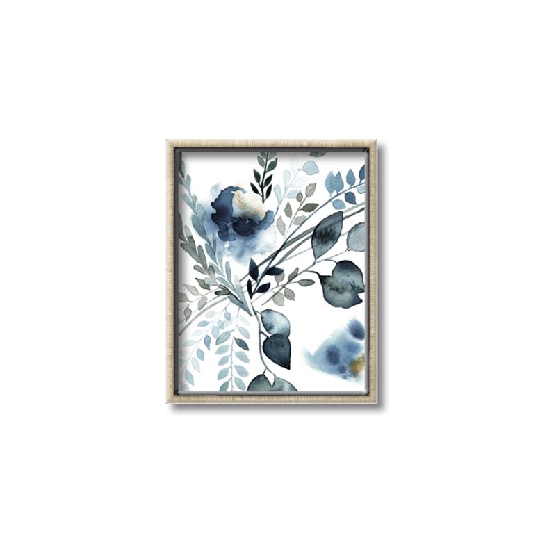 Picture of Dainty Bloom Gray II  _GroupedProduct_Rectangle_Portrait_Canvas_Framed_