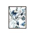 Picture of Dainty Bloom Gray II  _GroupedProduct_Rectangle_Portrait_Canvas_Framed_
