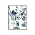 Picture of Dainty Bloom Gray II  _GroupedProduct_Rectangle_Portrait_Canvas_Framed_