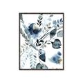 Picture of Dainty Bloom Gray II  _GroupedProduct_Rectangle_Portrait_Canvas_Framed_