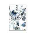 Picture of Dainty Bloom Gray II  _GroupedProduct_Rectangle_Portrait_Canvas_Framed_