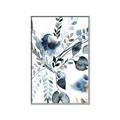 Picture of Dainty Bloom Gray II  _GroupedProduct_Rectangle_Portrait_Canvas_Framed_