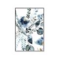 Picture of Dainty Bloom Gray II  _GroupedProduct_Rectangle_Portrait_Canvas_Framed_