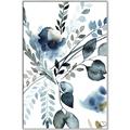 Picture of Dainty Bloom Gray II  _GroupedProduct_Rectangle_Portrait_Canvas_Framed_