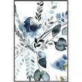 Picture of Dainty Bloom Gray II  _GroupedProduct_Rectangle_Portrait_Canvas_Framed_