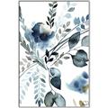 Picture of Dainty Bloom Gray II  _GroupedProduct_Rectangle_Portrait_Canvas_Framed_