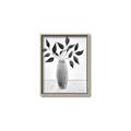 Picture of Black Vase Botanical I _GroupedProduct_Rectangle_Portrait_Canvas_Framed_