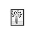 Picture of Black Vase Botanical I _GroupedProduct_Rectangle_Portrait_Canvas_Framed_