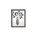 Picture of Black Vase Botanical I _GroupedProduct_Rectangle_Portrait_Canvas_Framed_