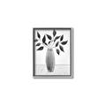Picture of Black Vase Botanical I _GroupedProduct_Rectangle_Portrait_Canvas_Framed_