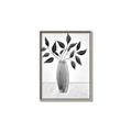 Picture of Black Vase Botanical I _GroupedProduct_Rectangle_Portrait_Canvas_Framed_