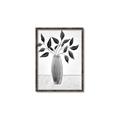 Picture of Black Vase Botanical I _GroupedProduct_Rectangle_Portrait_Canvas_Framed_