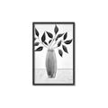 Picture of Black Vase Botanical I _GroupedProduct_Rectangle_Portrait_Canvas_Framed_