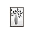 Picture of Black Vase Botanical I _GroupedProduct_Rectangle_Portrait_Canvas_Framed_
