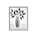 Picture of Black Vase Botanical I _GroupedProduct_Rectangle_Portrait_Canvas_Framed_