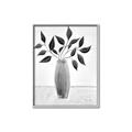 Picture of Black Vase Botanical I _GroupedProduct_Rectangle_Portrait_Canvas_Framed_