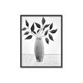 Picture of Black Vase Botanical I _GroupedProduct_Rectangle_Portrait_Canvas_Framed_