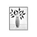 Picture of Black Vase Botanical I _GroupedProduct_Rectangle_Portrait_Canvas_Framed_