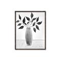 Picture of Black Vase Botanical I _GroupedProduct_Rectangle_Portrait_Canvas_Framed_