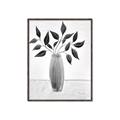 Picture of Black Vase Botanical I _GroupedProduct_Rectangle_Portrait_Canvas_Framed_