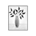 Picture of Black Vase Botanical I _GroupedProduct_Rectangle_Portrait_Canvas_Framed_