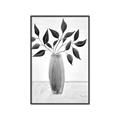 Picture of Black Vase Botanical I _GroupedProduct_Rectangle_Portrait_Canvas_Framed_
