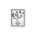 Picture of Black Vase Botanical II _GroupedProduct_Rectangle_Portrait_Canvas_Framed_
