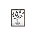 Picture of Black Vase Botanical II _GroupedProduct_Rectangle_Portrait_Canvas_Framed_