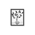 Picture of Black Vase Botanical II _GroupedProduct_Rectangle_Portrait_Canvas_Framed_