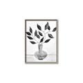 Picture of Black Vase Botanical II _GroupedProduct_Rectangle_Portrait_Canvas_Framed_