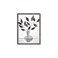 Picture of Black Vase Botanical II _GroupedProduct_Rectangle_Portrait_Canvas_Framed_