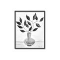 Picture of Black Vase Botanical II _GroupedProduct_Rectangle_Portrait_Canvas_Framed_
