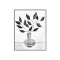 Picture of Black Vase Botanical II _GroupedProduct_Rectangle_Portrait_Canvas_Framed_