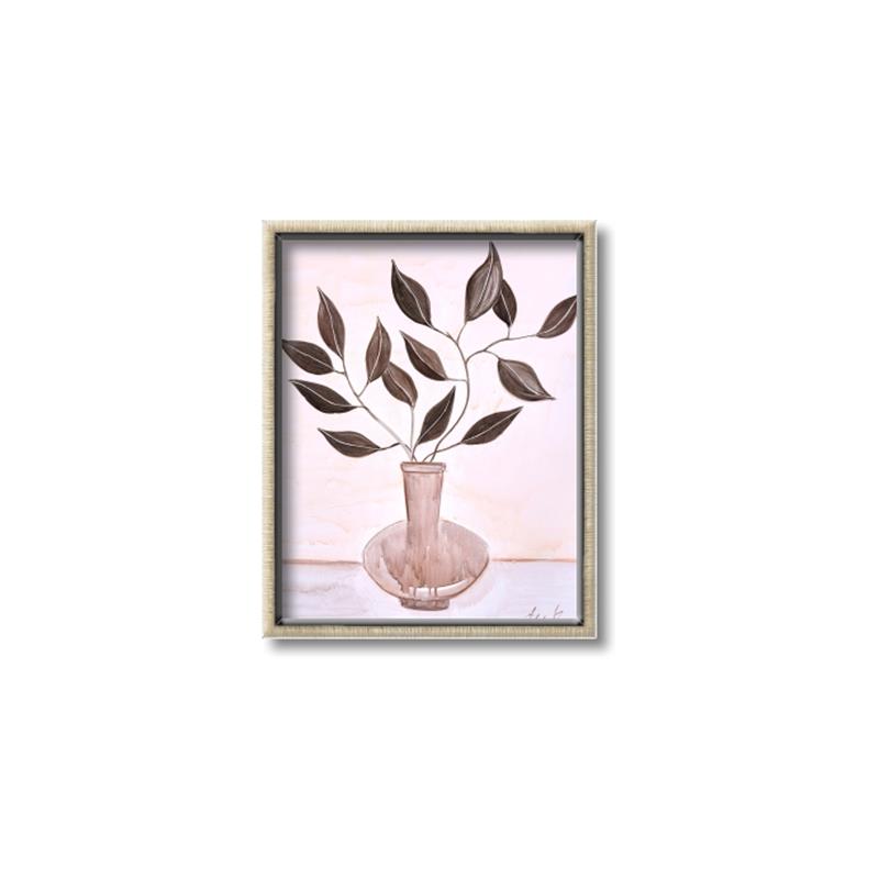 Picture of Copper Vase Botanical II _GroupedProduct_Rectangle_Portrait_Canvas_Framed_