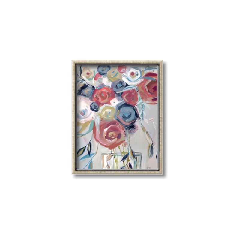 Picture of Bright Cabbage Florals _GroupedProduct_Rectangle_Portrait_Canvas_Framed_