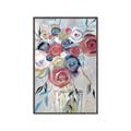 Picture of Bright Cabbage Florals _GroupedProduct_Rectangle_Portrait_Canvas_Framed_