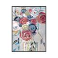 Picture of Bright Cabbage Florals _GroupedProduct_Rectangle_Portrait_Canvas_Framed_