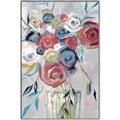 Picture of Bright Cabbage Florals _GroupedProduct_Rectangle_Portrait_Canvas_Framed_