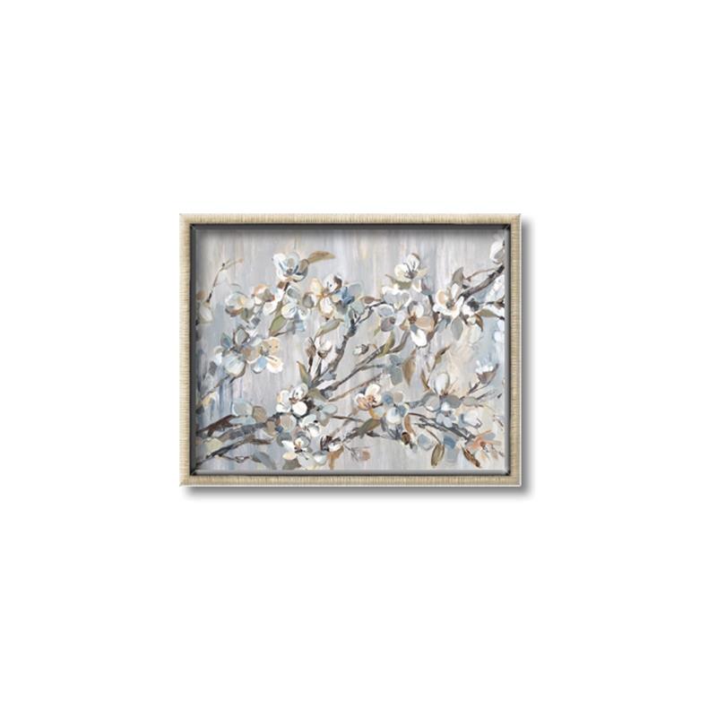 Picture of Neutral Mangnolias _GroupedProduct_Rectangle_Landscape_Canvas_Framed_