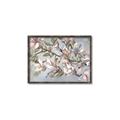 Picture of Pink Mangnolias Branch II _GroupedProduct_Rectangle_Landscape_Canvas_Framed_