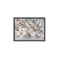 Picture of Pink Mangnolias Branch II _GroupedProduct_Rectangle_Landscape_Canvas_Framed_
