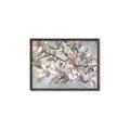 Picture of Pink Mangnolias Branch II _GroupedProduct_Rectangle_Landscape_Canvas_Framed_