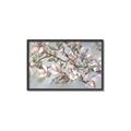 Picture of Pink Mangnolias Branch II _GroupedProduct_Rectangle_Landscape_Canvas_Framed_