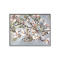 Picture of Pink Mangnolias Branch II _GroupedProduct_Rectangle_Landscape_Canvas_Framed_